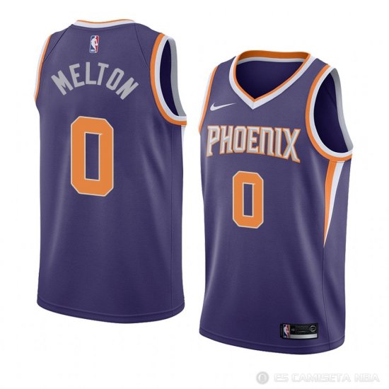 Camiseta De'anthony Melton #0 Phoenix Suns Icon 2018 Violeta - Haga un click en la imagen para cerrar