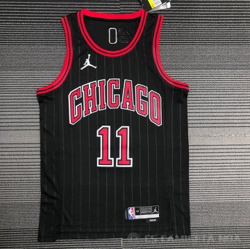 Camiseta DeMar DeRozan #11 Chicago Bulls Statement 2020-21 Negro