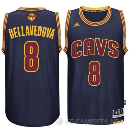 Camiseta Dellavedova #8 Cleveland Cavaliers Azul Rev30 - Haga un click en la imagen para cerrar