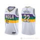 Camiseta Derrick Favors #22 New Orleans Pelicans Ciudad 2019-20 Blanco