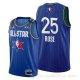 Camiseta Derrick Rose #25 All Star 2020 Detroit Pistons Azul