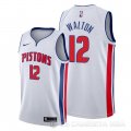 Camiseta Derrick Walton #12 Detroit Pistons Association 2019-20 Blanco