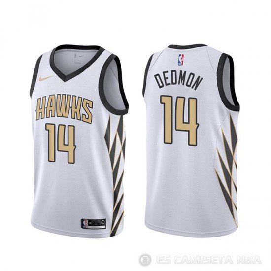 Camiseta Dewayne Dedmon #14 Atlanta Hawks Ciudad Blanco - Haga un click en la imagen para cerrar