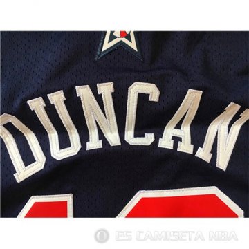 Camiseta Duncan #13 USA 2004 Azul
