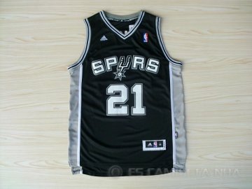 Camiseta Duncan #21 San Antonio Spurs Negro