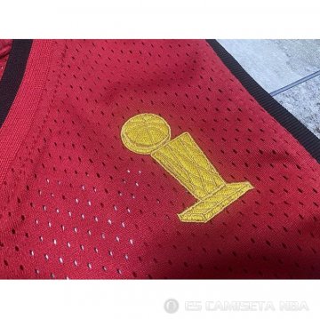 Camiseta Dwyane Wade #3 Miami Heat Mitchell & Ness 2005-06 Autentico Rojo