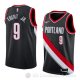 Camiseta Gary Trent Jr. #9 Portland Trail Blazers Icon 2018 Negro