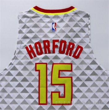 Camiseta Horford #15 Atlanta Hawks Blanco