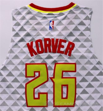 Camiseta Korver #26 Atlanta Hawks Blanco