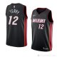 Camiseta Heat Emanuel Terry #12 Miami Heat Icon 2018 Negro