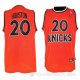 Camiseta Houston #20 New York Knicks Naranja Rev30