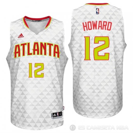 Camiseta Howard #12 Atlanta Hawks Blanco - Haga un click en la imagen para cerrar
