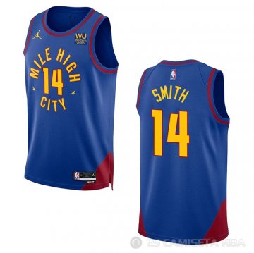 Camiseta Ish Smith #14 Denver Nuggets Statement 2022-23 Azul