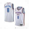 Camiseta Jalen Williams #8 Oklahoma City Thunder Association Blanco