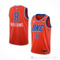 Camiseta Jalen Williams #8 Oklahoma City Thunder Statement Naranja