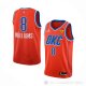 Camiseta Jalen Williams #8 Oklahoma City Thunder Statement Naranja