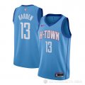 Camiseta James Harden NO 13 Houston Rockets Ciudad 2020-21 Azul
