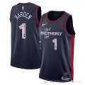 Camiseta James Harden #1 Philadelphia 76ers Ciudad 2023-24 Azul