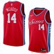 Camiseta James Michael Mcadoo #14 Philadelphia 76ers Statement 2018 Rojo