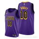 Camiseta Jared Dudley #10 Los Angeles Lakers Ciudad Violeta