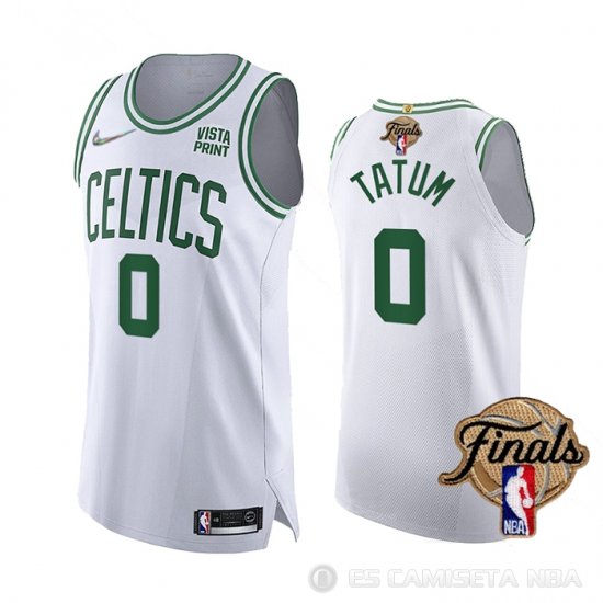 Camiseta Jayson Tatum #0 Boston Celtics Association Autentico 2022 NBA Finals Blanco - Haga un click en la imagen para cerrar