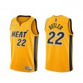 Camiseta Jimmy Butler NO 22 Miami Heat Earned 2020-21 Oro