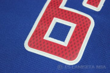 Camiseta Jordan #6 Los Angeles Clippers Azul