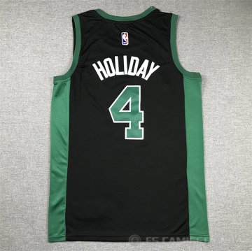 Camiseta Jrue Holiday #4 Boston Celtics Statement 2022-23 Negro