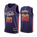 Camiseta Jusuf Nurkic #20 Phoenix Suns Ciudad 2023-24 Violeta