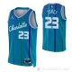 Camiseta Kai Jones NO 23 Charlotte Hornets Ciudad 2021-22 Azul