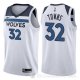 Camiseta Karl Anthony Towns #32 Minnesota Timberwolves 2017-18 Blanco