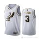 Camiseta Keldon Johnson #3 Golden Edition San Antonio Spurs Blanco