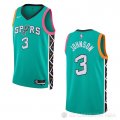 Camiseta Keldon Johnson #3 San Antonio Spurs Ciudad 2022-23 Verde