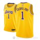 Camiseta Kentavious Caldwell-Pope #1 Los Angeles Lakers Icon 2018-19 Oro