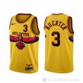 Camiseta Kevin Huerter NO 3 Atlanta Hawks Ciudad 2021-22 Amarillo