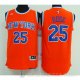 Camiseta Knicks #25 Rose Naranja