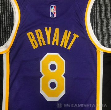 Camiseta Kobe Bryant #8 Los Angeles Lakers Statement 2021-22 Violeta
