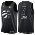 Camiseta Kyle Lowry #7 All Star 2018 Raptors Negro