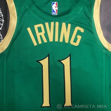 Camiseta Kyrie Irving #11 Boston Celtics Ciudad Verde