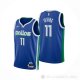 Camiseta Kyrie Irving #11 Dallas Mavericks Ciudad 2022-23 Azul