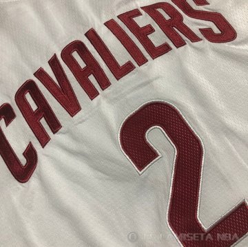 Camiseta Kyrie Irving #2 Cleveland Cavaliers Retro Blanco
