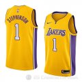 Camiseta Lance Stephenson #1 Los Angeles Lakers Icon 2018 Amarillo