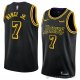 Camiseta Larry Nance Jr. NO 22 Cleveland Cavaliers Ciudad 2020-21 Negro