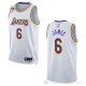 Camiseta LeBron James #6 Los Angeles Lakers Association 2022-23 Blanco