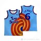 Camiseta Lebron James NO 6 Tune Squad Azul