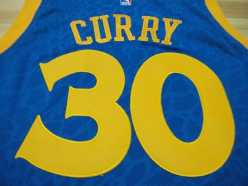 Camiseta Curry #30 Leopard Light Loco Azul