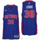 Camiseta Leure #30 Detroit Pistons Azul