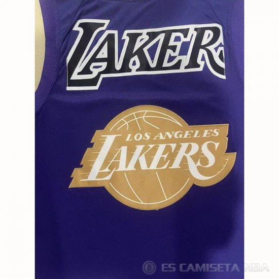 Camiseta Los Angeles Lakers x AAPE Violeta - Haga un click en la imagen para cerrar