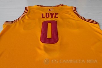 Camiseta Love #0 Cleveland Cavaliers Amarillo