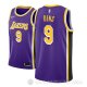 Camiseta Luol Deng #9 Los Angeles Lakers Statement 2018-19 Violeta